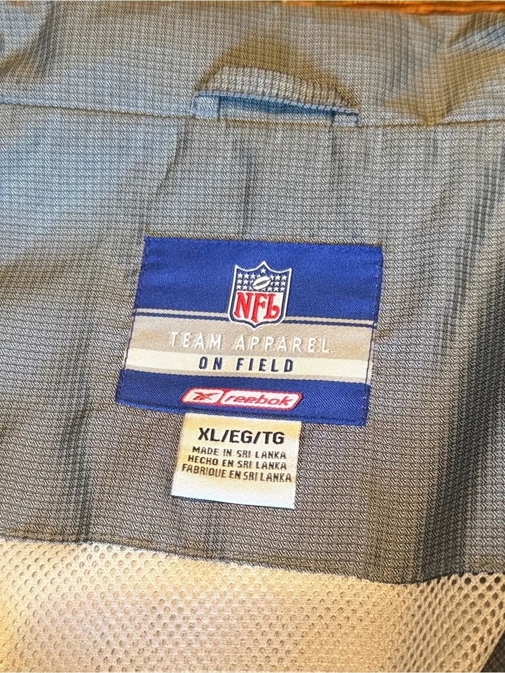 Reebok St. Louis Rams NFL Team Apparel Jacket Vintage XL